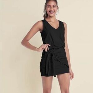 Venus Vneck Side Wrap Mini Dress
